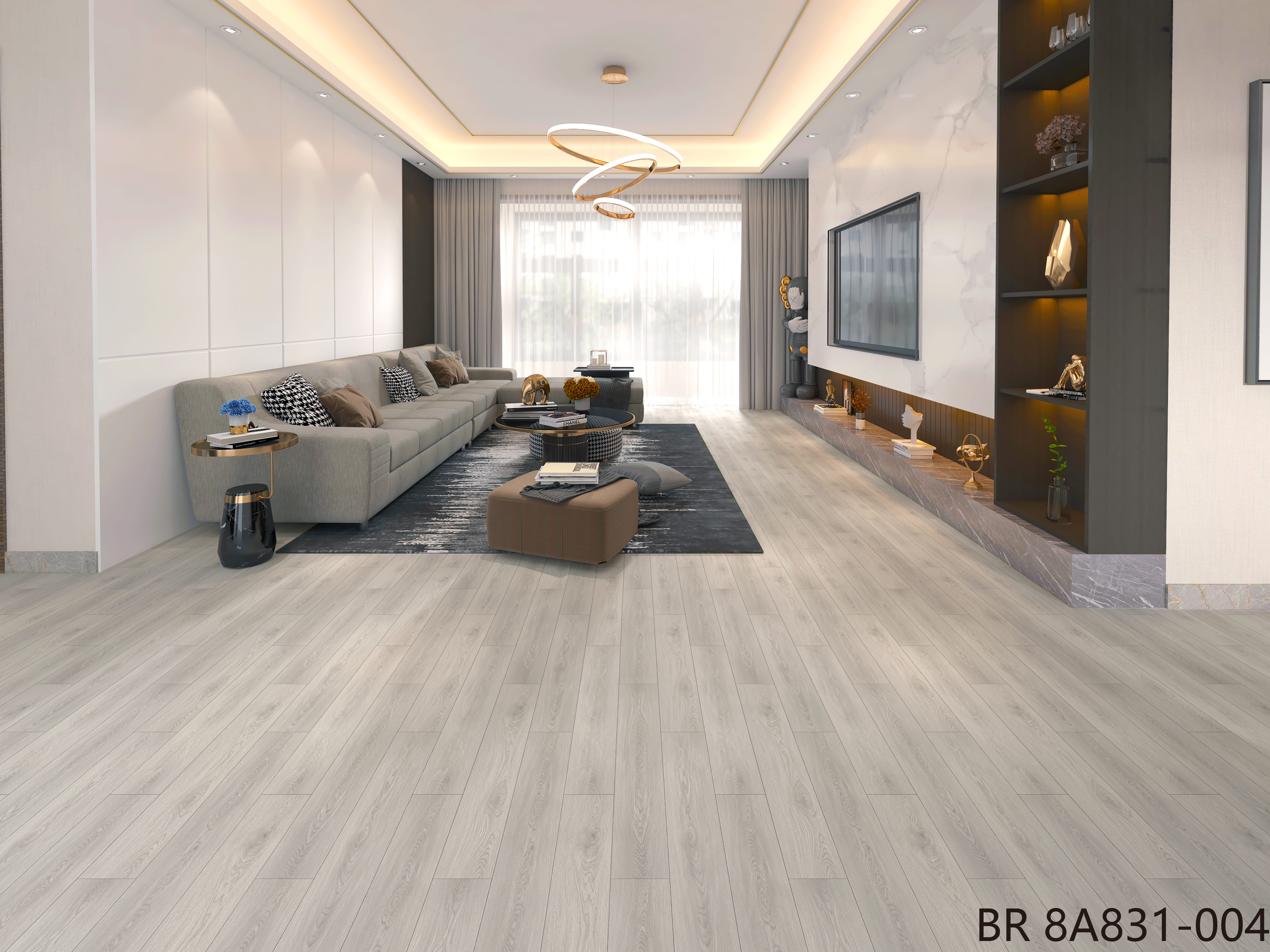 BORUI 8A831 OAK PVC DECOR FILM FOR SPC/LVT/WPC FLOORING