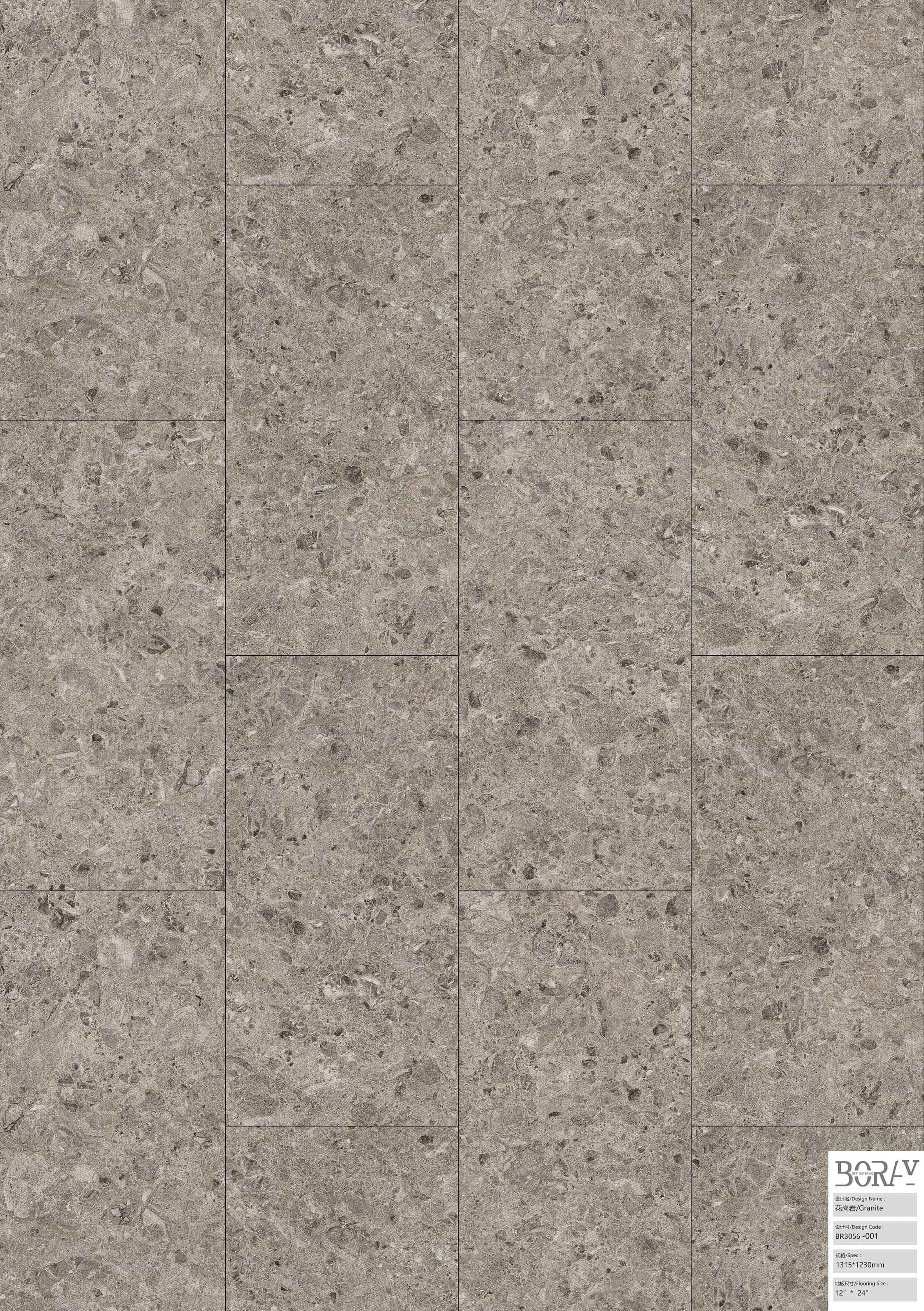 BORUI 3056 Granite PVC DECOR FILM FOR SPC/LVT/WPC FLOORING