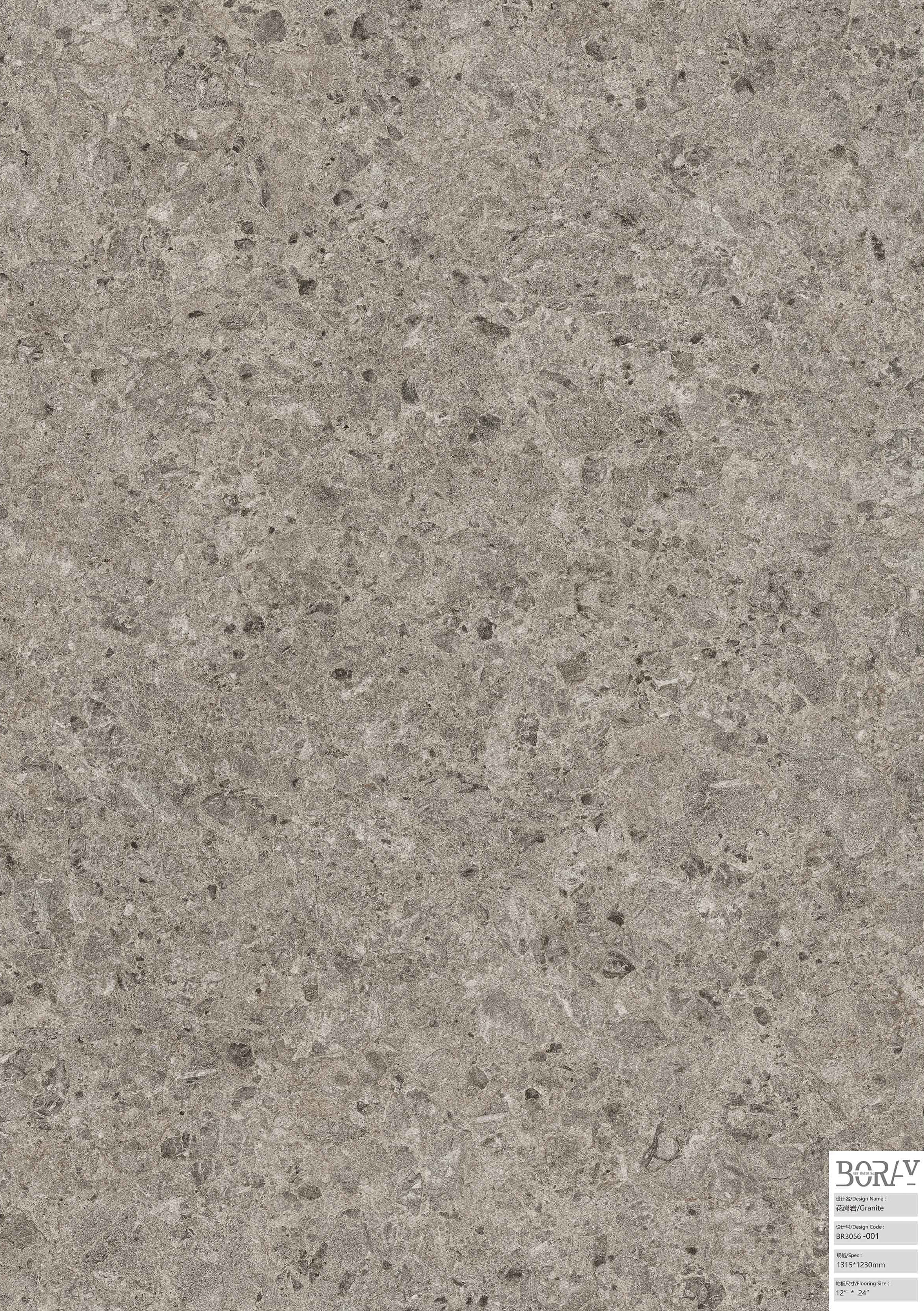 BORUI 3056 Granite PVC DECOR FILM FOR SPC/LVT/WPC FLOORING