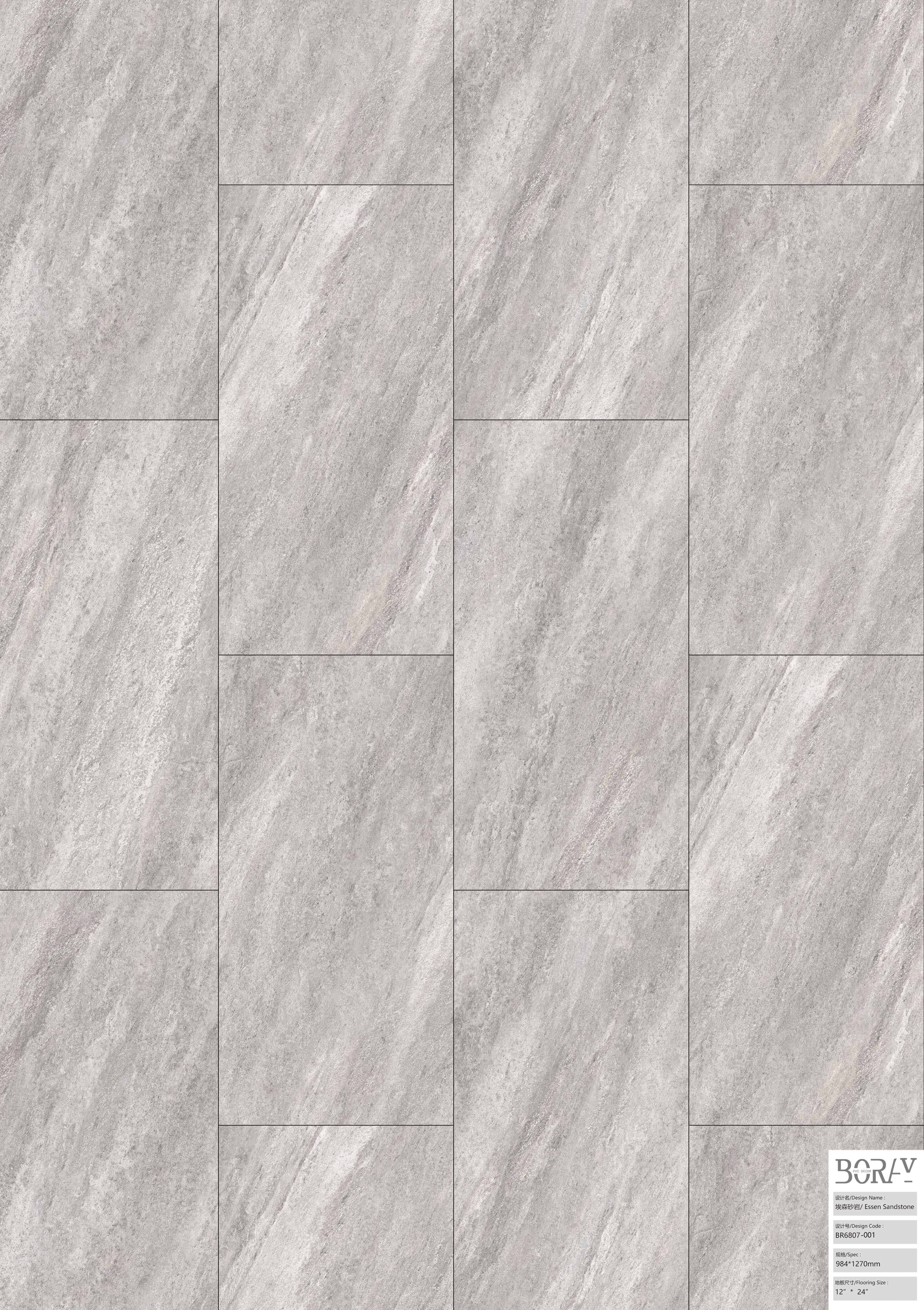 BORUI 6807 Essen Sandstone PVC DECOR FILM FOR SPC/LVT/WPC FLOORING