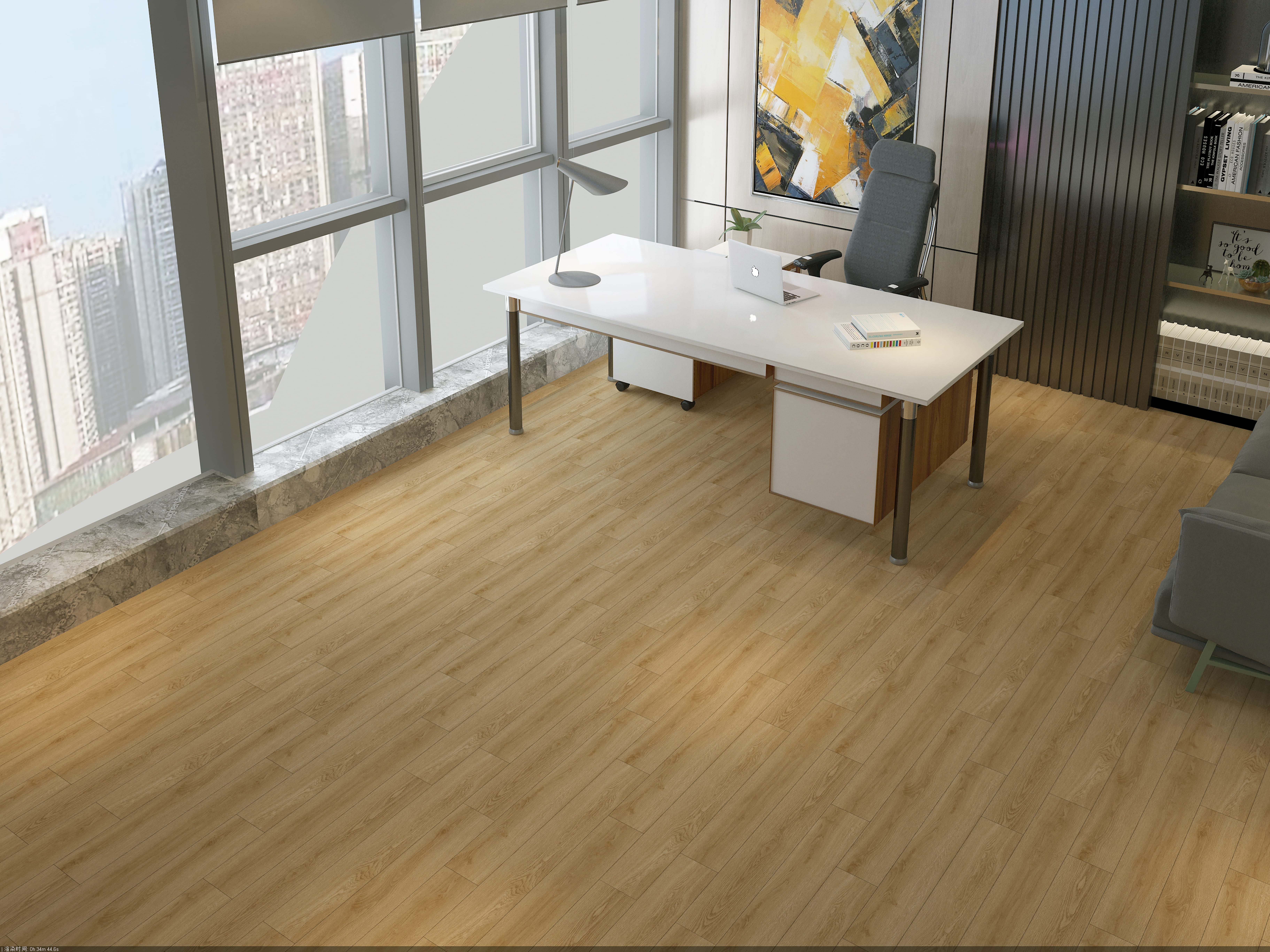 BORUI 8856L Laisanne Oak PVC DECOR FILM FOR SPC/LVT/WPC FLOORING