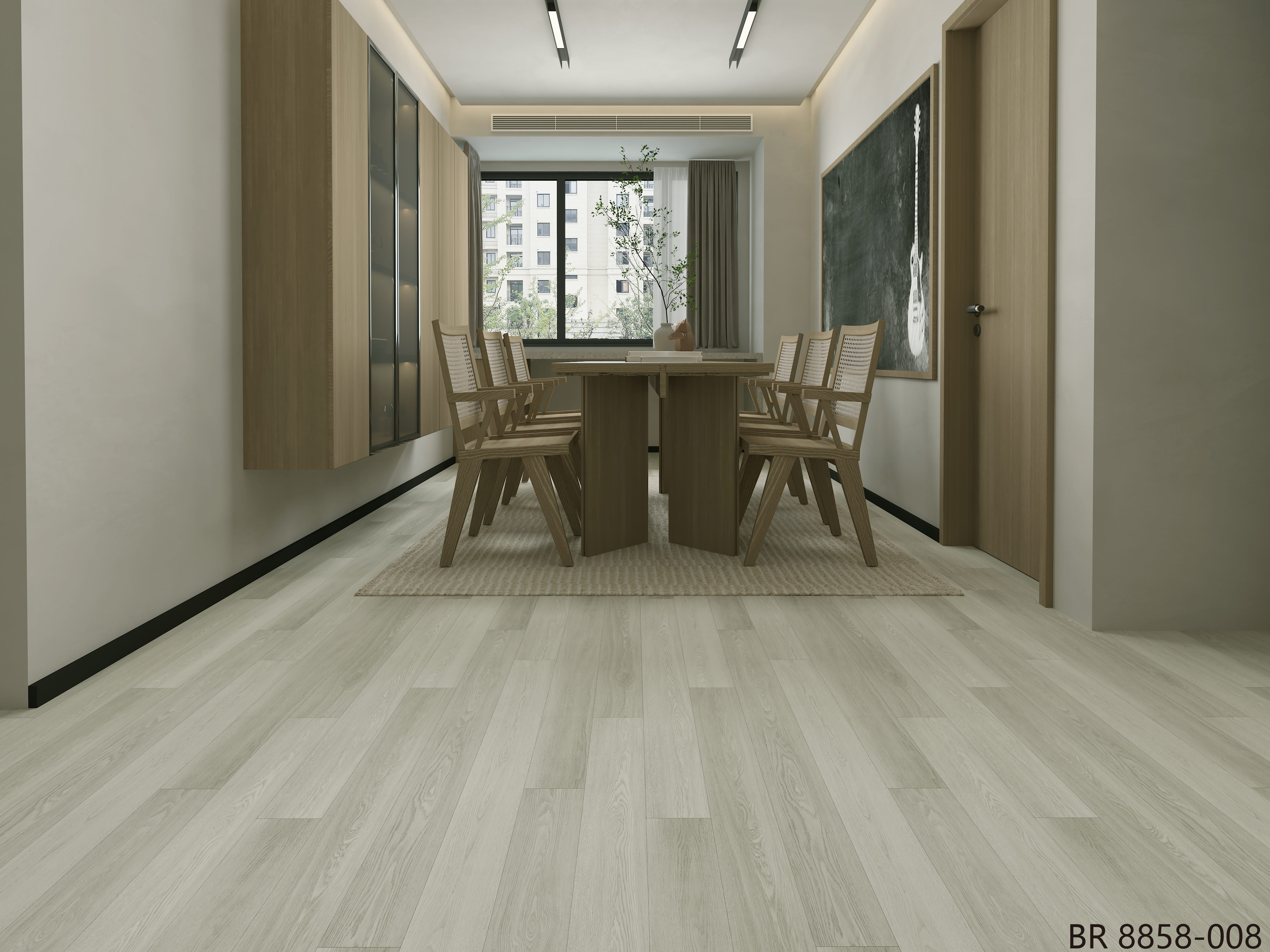 BORUI 8858L Mayo Oak PVC DECOR FILM FOR SPC/LVT/WPC FLOORING