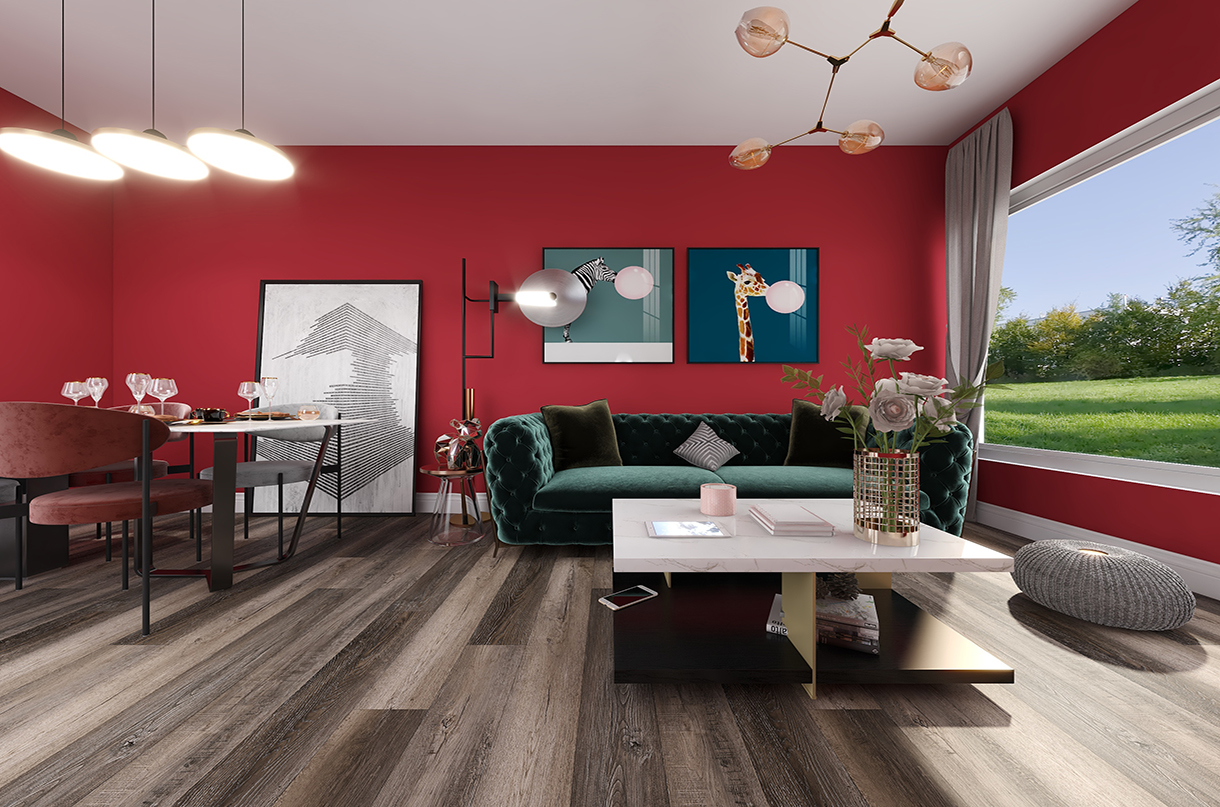 BORUI 8818L Teheran Oak PVC DECOR FILM FOR SPC/LVT/WPC FLOORING